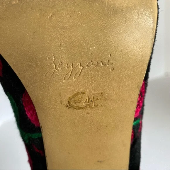 Zeyzani Suzani Embroidered heeled boots EU41 - Picture 12 of 13